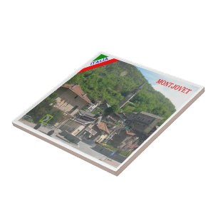 Azulejo VDA023 MONTJOVET, Valle de Aosta, Italia,