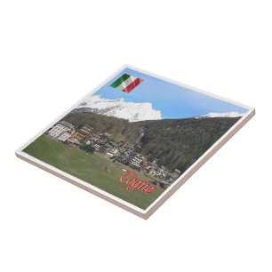 Azulejo VDA031 COGNE, Valle de Aosta, Italia,