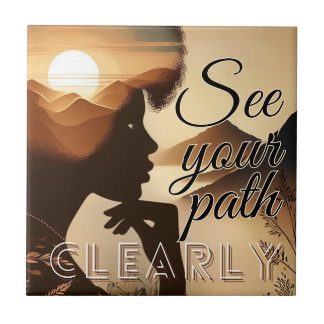 Azulejo Vea su parche claramente (Frente)