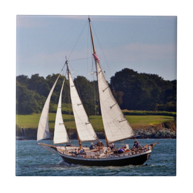 Azulejo Vela en Newport, Rhode Island, EE. UU. (Frente)