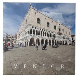 Azulejo Venecia Doge Palace vista cerámica