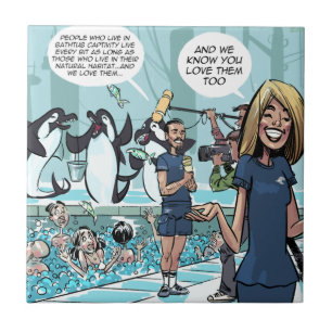 Azulejo Venganza de la Orca por Rick London Divertido