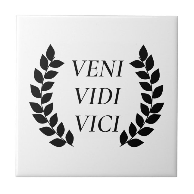 Azulejo Veni Vidi Vici (Frente)