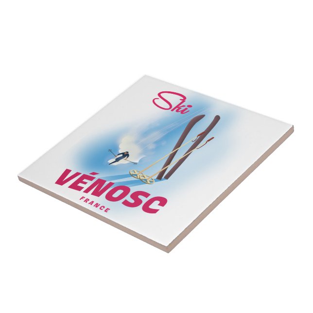 Azulejo Vénosc Francia a Ski (Lado)