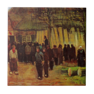 Azulejo Venta de madera por Vincent van Gogh