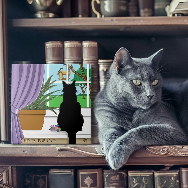 Azulejo Ventana de visualización de gato negro (Subido por el creador)