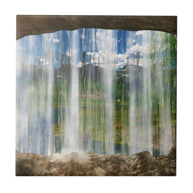 Azulejo Ventana en el mosaico decorativo Cwm / Trivet (Frente)