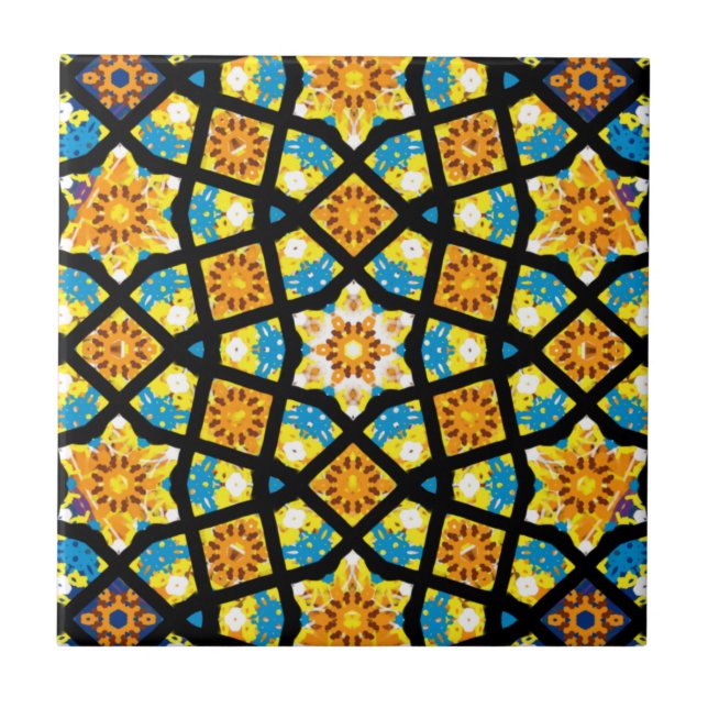 Azulejo Ventana Rosa de AEtheric No. Quintka (Decimal: 50) (Frente)