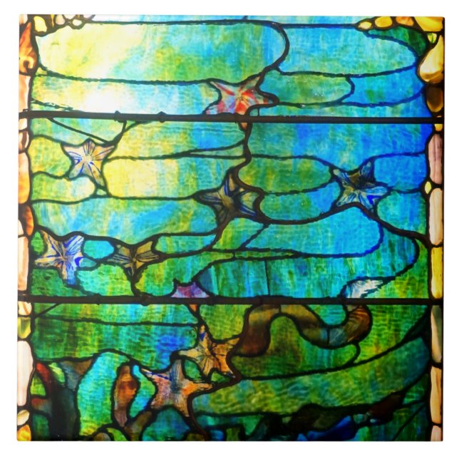 Azulejo Ventanilla de vidrio templado mira mar de pez (Frente)