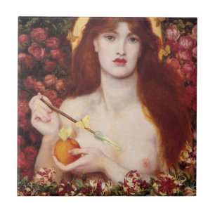 Azulejo Venus Verticordia (por Dante Gabriel Rossetti)