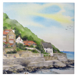 Azulejo Verano en Runswick Bay Inglaterra Farida Greenfiel