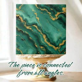 Azulejo Verdant Luxe Marble Tile