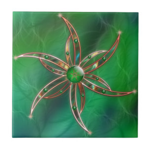 Azulejo Verde como mosaico decorativo de hierba