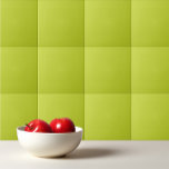 Azulejo Verde de pera de luz sólida<br><div class="desc">Diseño verde de pera de luz sólida.</div>