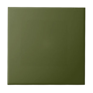 Azulejo Verde Ejercito Sólido