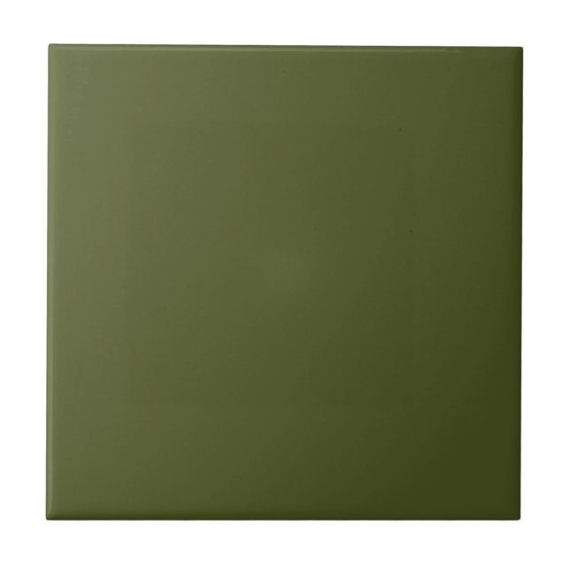 Azulejo Verde Ejercito Sólido (Frente)
