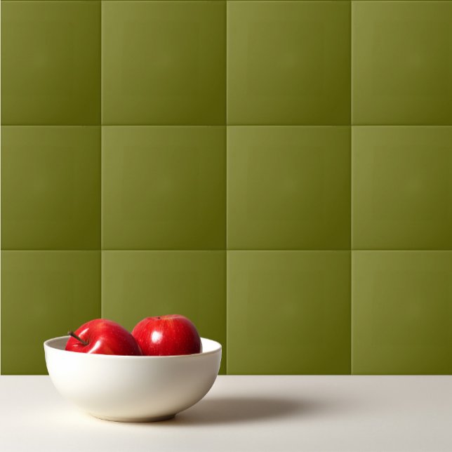 Azulejo Verde oliva de color sólido (Subido por el creador)