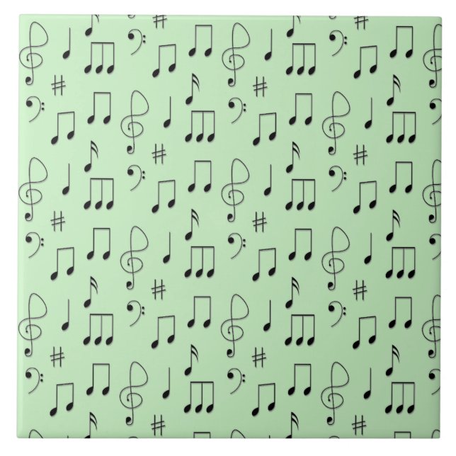 Azulejo Verde recién notado (Frente)