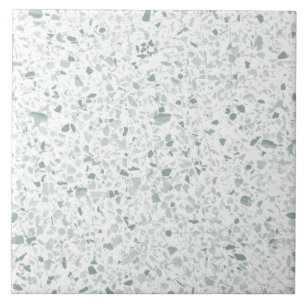 Azulejo Verde sabio claro sobre el patrón de piedra de Ter