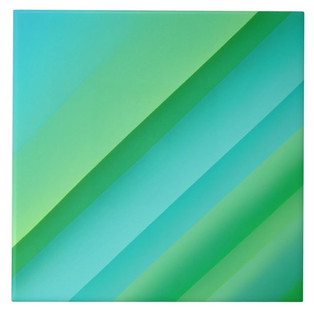 Azulejo Verde y azul (Frente)