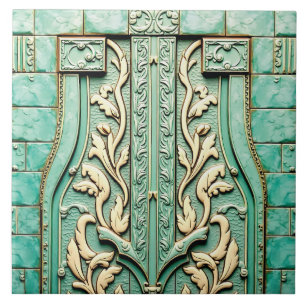 Azulejo Verdigris Portal