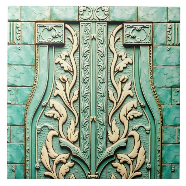 Azulejo Verdigris Portal (Frente)