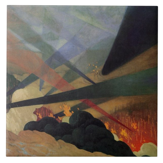 Azulejo Verdun (Escena de la Primera Guerra Mundial) (por  (Frente)