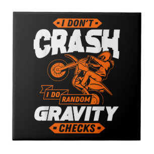 Azulejo Verificaciones de Gravedad Aleatorias - Motocross
