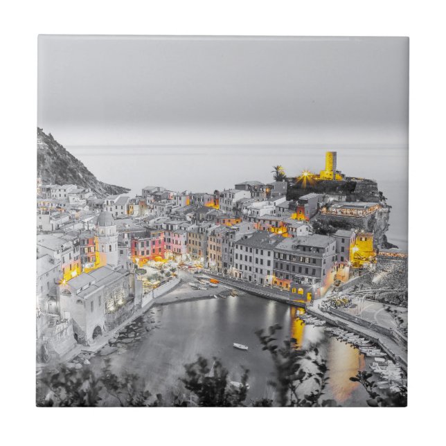 Azulejo Vernazza Cinque Terre Liguria Regalo Bella Artes d (Frente)