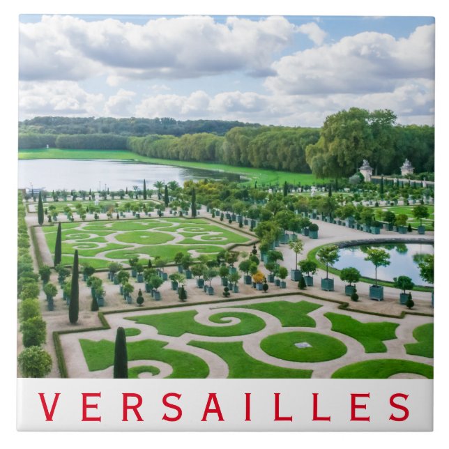 Azulejo Versailles Palace Gardens cerámica (Frente)