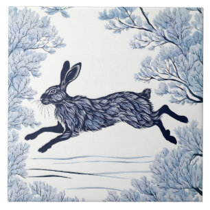 Azulejo Versión ampliada de Snowy Serenity.