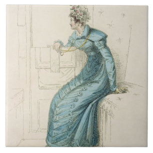 Azulejo Vestido del carro, placa de moda del representante