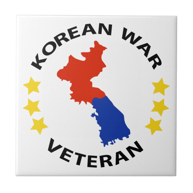 Azulejo Veterano de guerra de Corea (Frente)