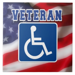 Azulejo Veteranos discapacitados de los Estados Unidos