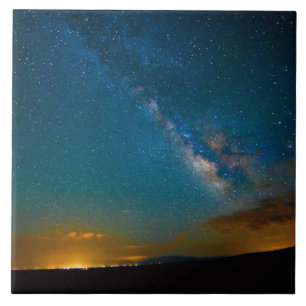 Azulejo Vía láctea sobre Taos, New México