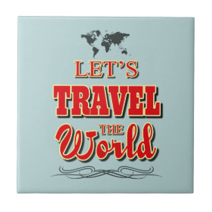 Azulejo Viajemos por el mundo