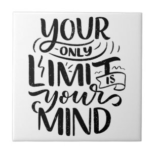 Azulejo Vibes positivas - Tu único límite es tu mente