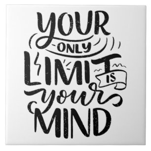 Azulejo Vibes positivas - Tu único límite es tu mente