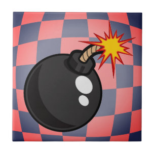 Azulejo Vibes retro - Bomba de detonación iluminada