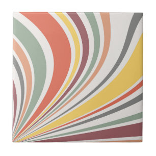 Azulejo Vibes retro coloridas