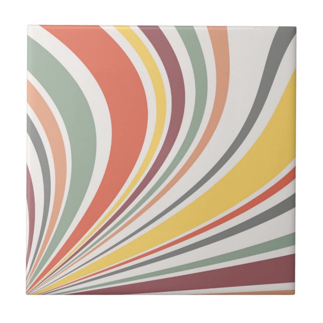 Azulejo Vibes retro coloridas (Frente)