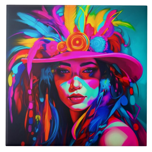 Azulejo Vibrant Muse (Frente)