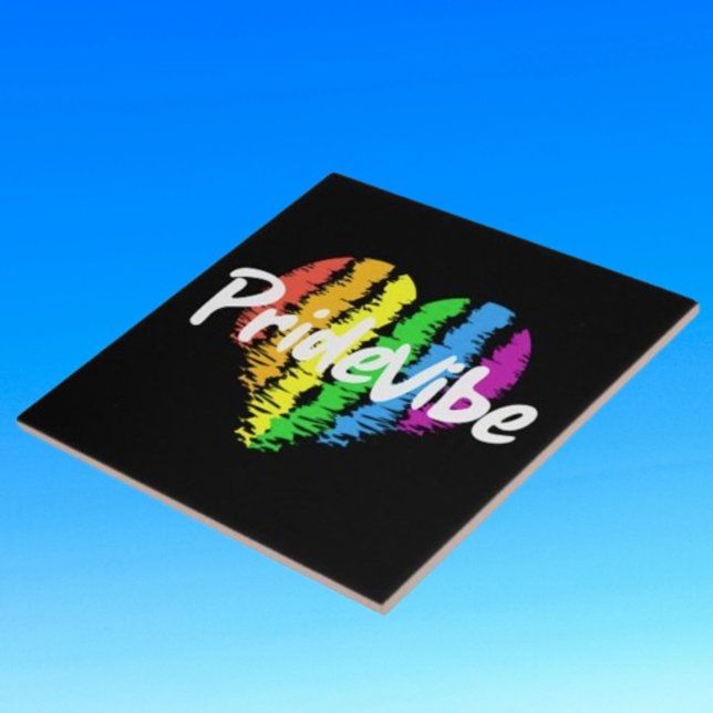 Azulejo Vibrant PrideVibe: Muestra tu Corazón del Arcoíris (Subido por el creador)