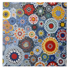 Azulejo Vibrante Millefiori Patrón elegante