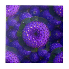 Azulejo Vibrante mosaico natural morado