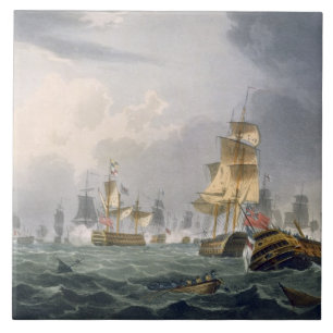 Azulejo Victory de señor Howe, el 1 de junio de 1794,