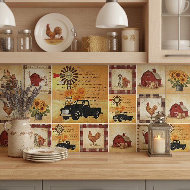 Azulejo Vida rural (Subido por el creador)