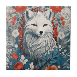 Azulejo Vida silvestre Mesmerizadora de Artic Fox