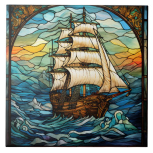 Azulejo Vidrio Tallado