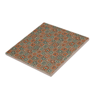 Azulejo Vieja tela Parches Cerámica Tile